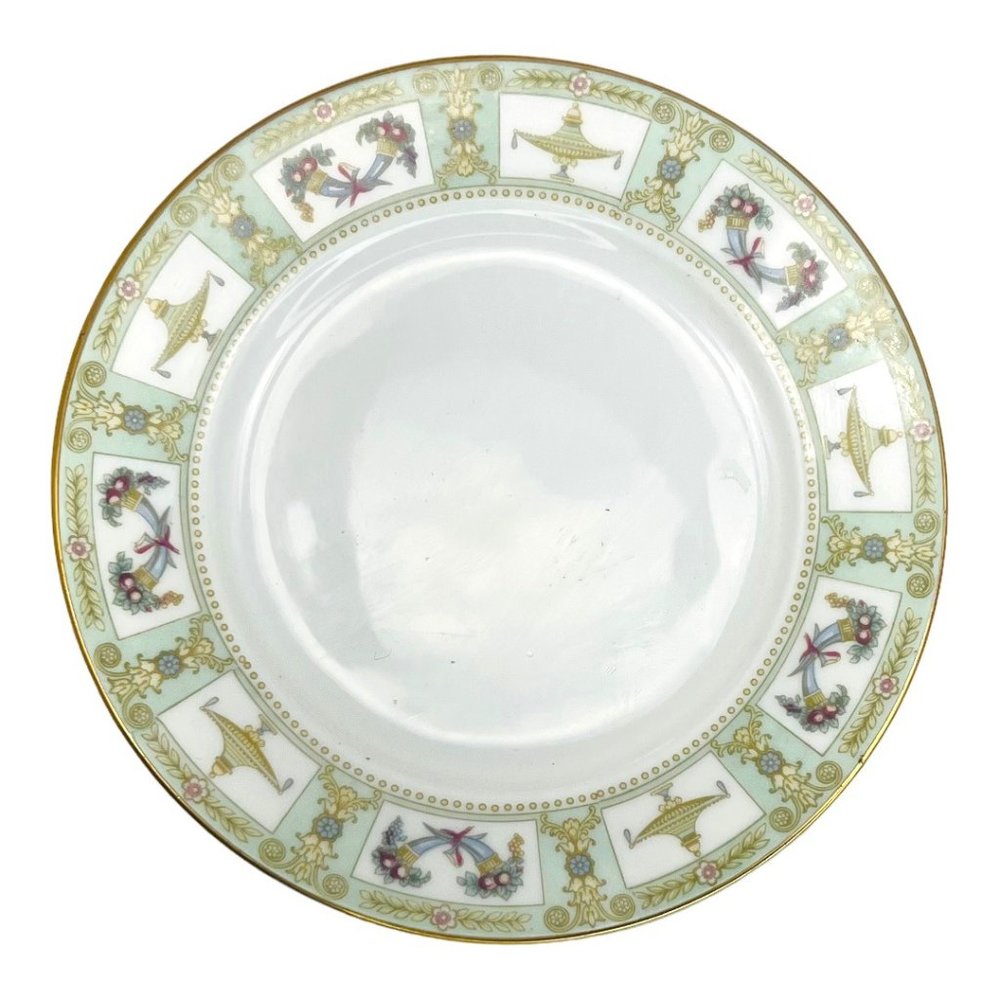 2 Vintage Eschenbach Bavaria Baronet LOUVRE Bone China SAUCER Germany For Teacup